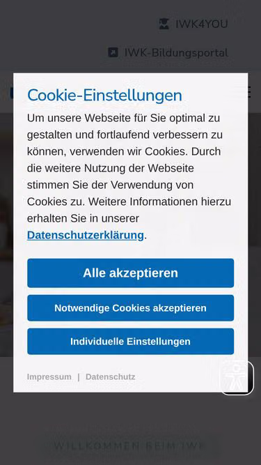 Screenshot of iwk.eu