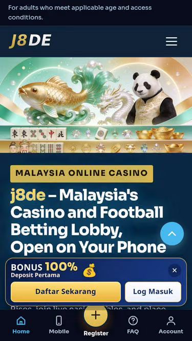 Screenshot of j8de.one