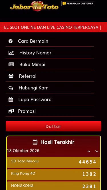 Screenshot of jabartoto.club