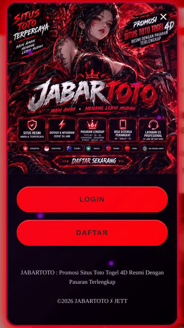 Screenshot of jabartoto.io