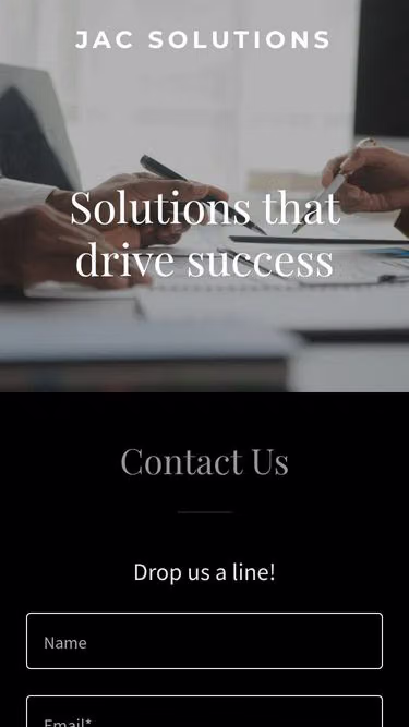 Screenshot of jac.solutions