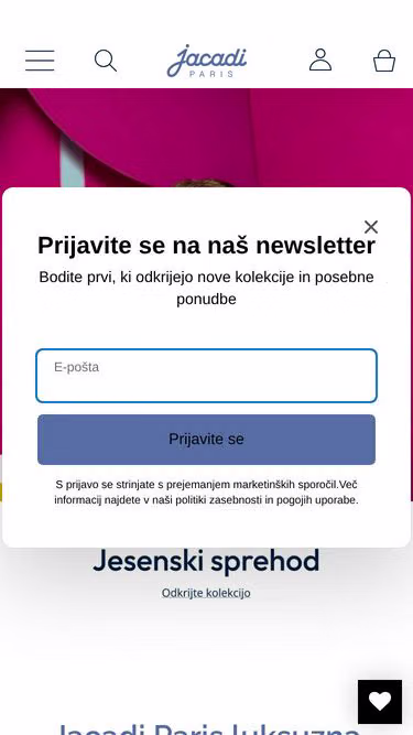 Screenshot of jacadi.si