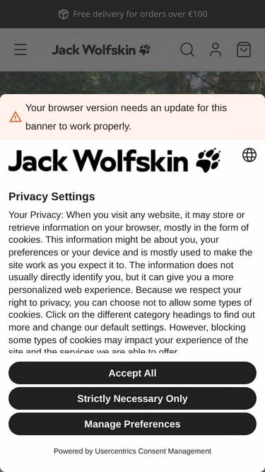 Screenshot of jack-wolfskin.ee