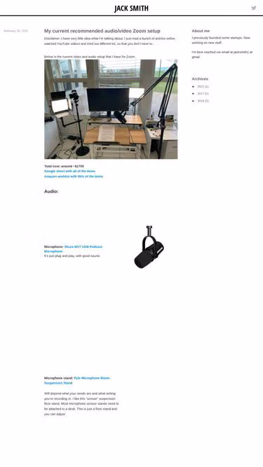 Screenshot of jack.vu