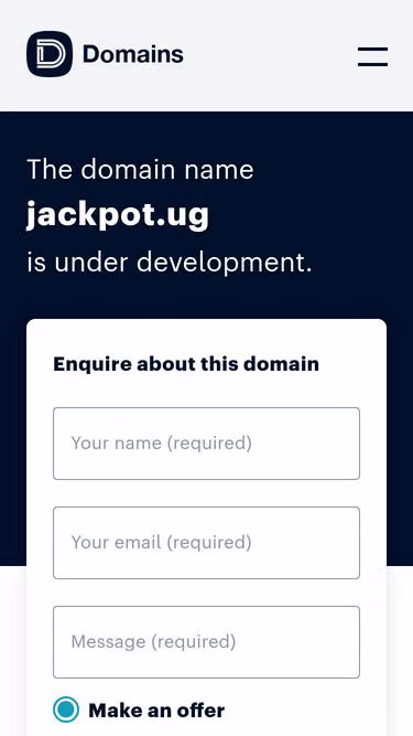 Screenshot of jackpot.ug