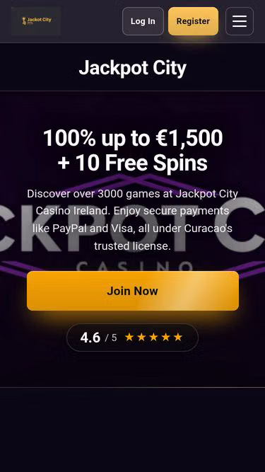 Screenshot of jackpotcity.qpon