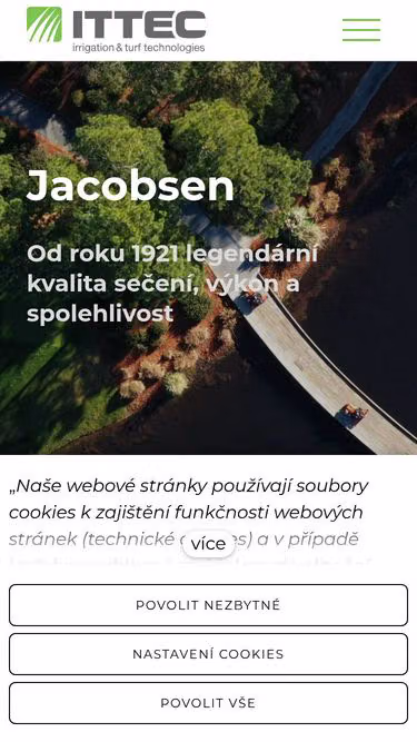 Screenshot of jacobsen.cz