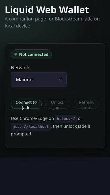 Screenshot of jade.church