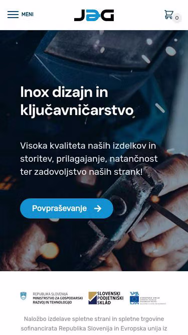 Screenshot of jag.si