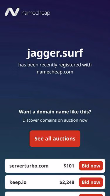 Screenshot of jagger.surf