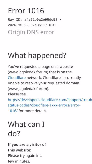 Screenshot of jagoledak.forum