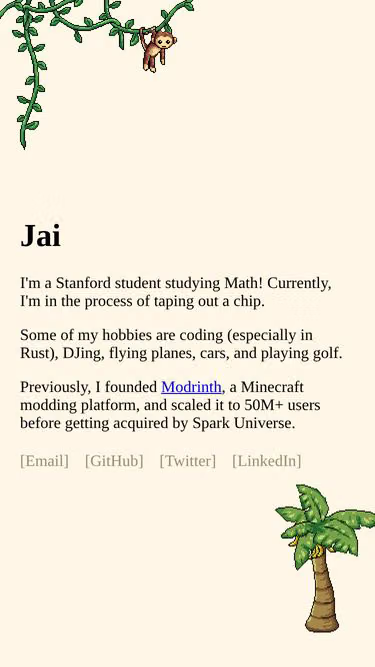 Screenshot of jai.is