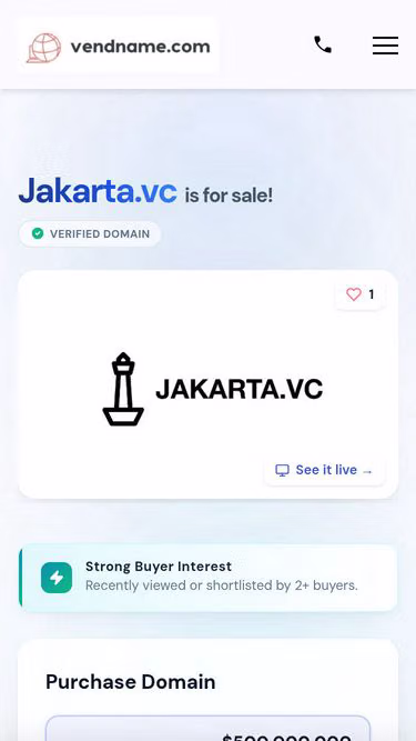 Screenshot of jakarta.vc