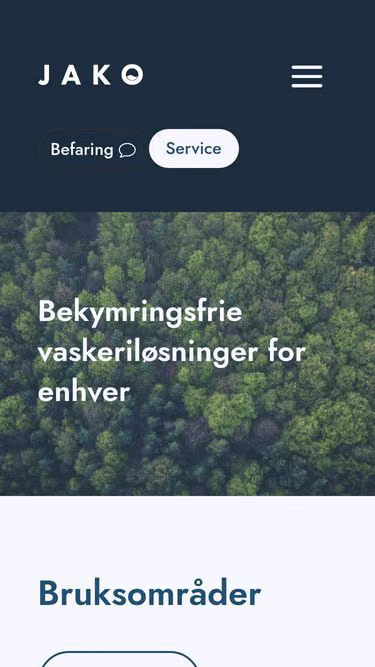 Screenshot of jako.no