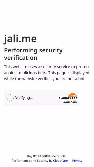 Screenshot of jali.me