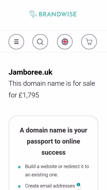 Screenshot of jamboree.uk