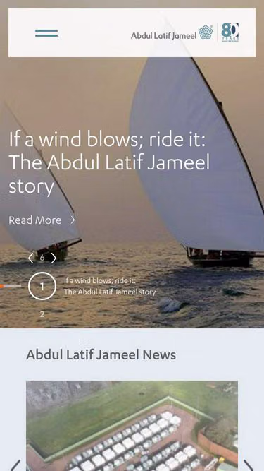 Screenshot of jameel.international