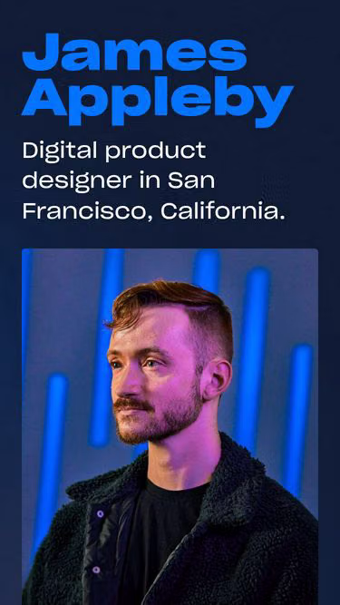 Screenshot of james.design