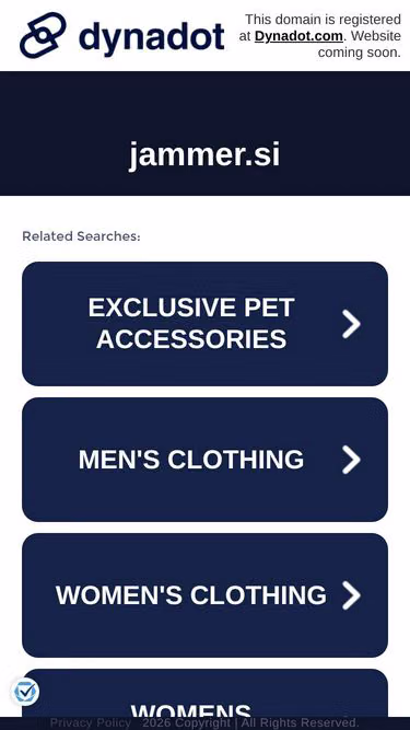 Screenshot of jammer.si