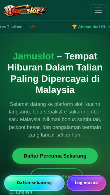 Screenshot of jamuslot.run