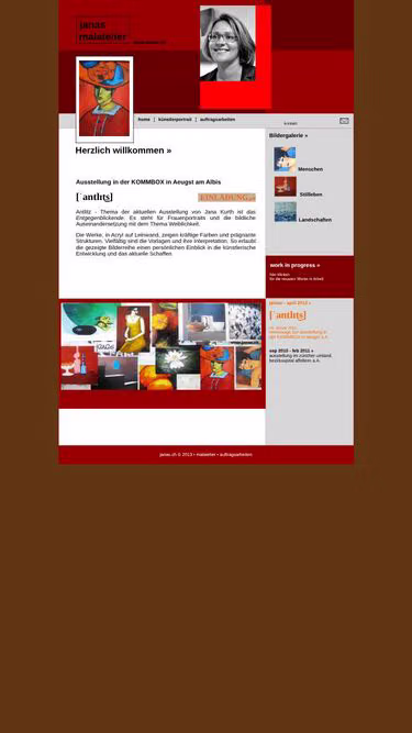 Screenshot of janas.ch