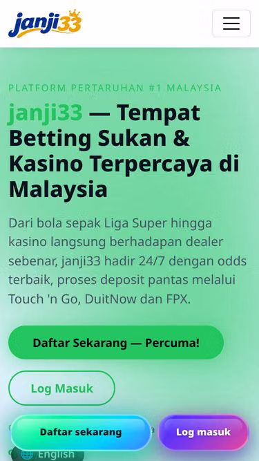 Screenshot of janji33.asia