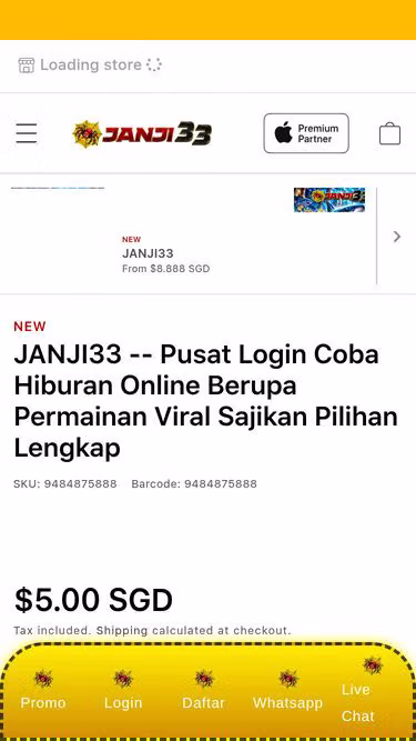 Screenshot of janji33.biz