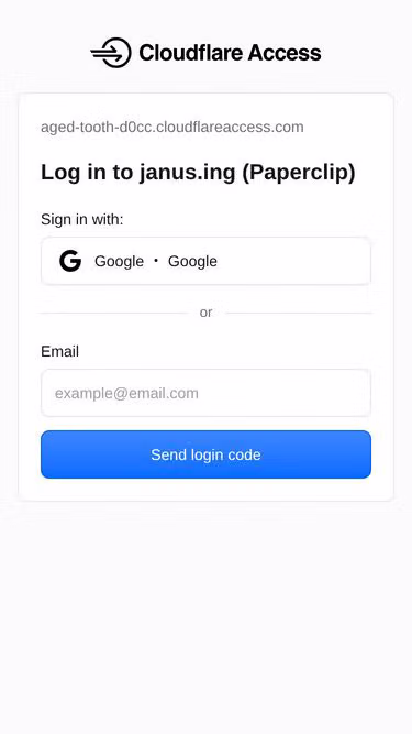 Screenshot of janus.ing