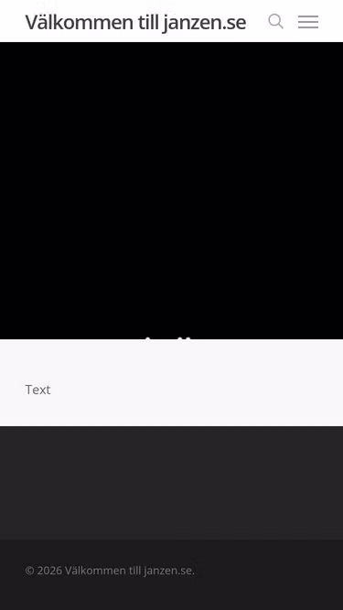 Screenshot of janzen.se