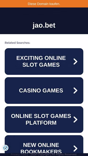 Screenshot of jao.bet