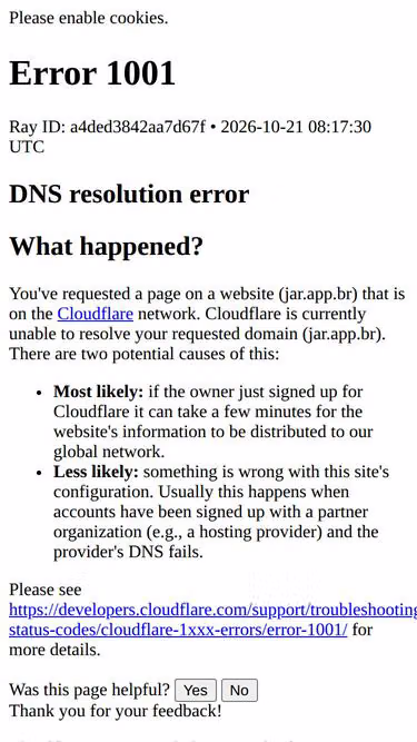 Screenshot of jar.app.br