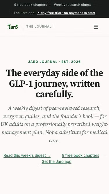 Screenshot of jaro.org.uk