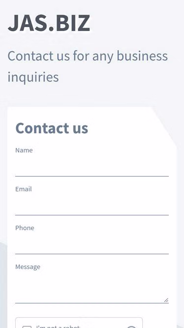 Screenshot of jas.biz