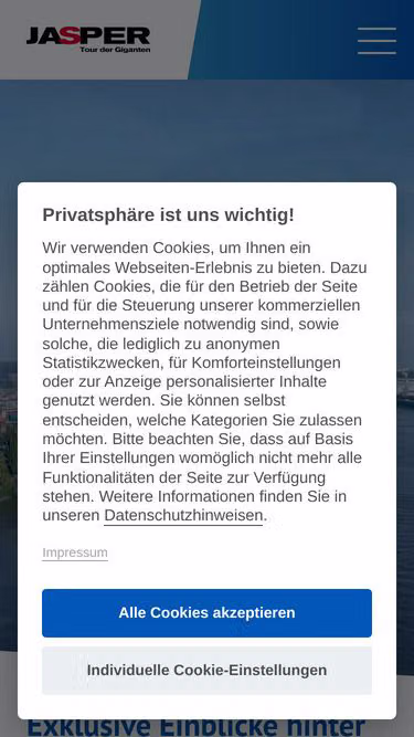 Screenshot of jasper.de