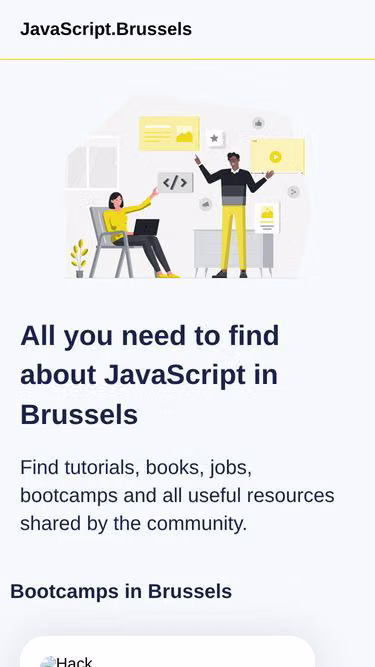 Screenshot of javascript.brussels