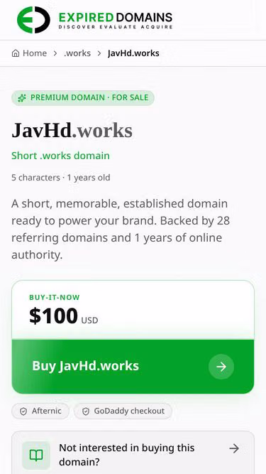 Screenshot of javhd.works