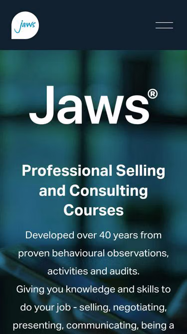 Screenshot of jaws.works
