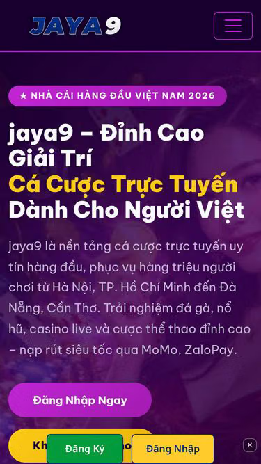 Screenshot of jaya9.vu