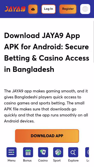 Screenshot of jaya9vip.com