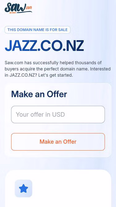 Screenshot of jazz.co.nz