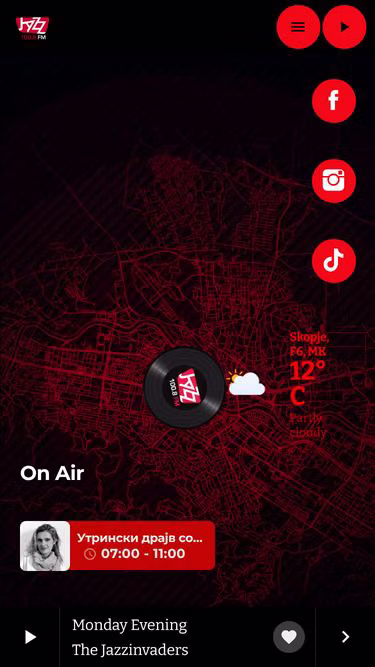 Screenshot of jazz.mk