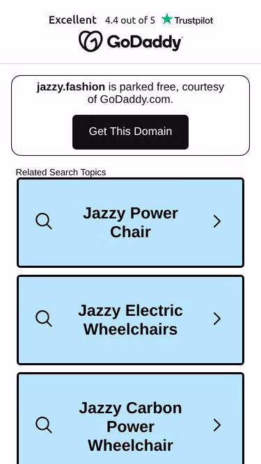 Screenshot of jazzy.fashion
