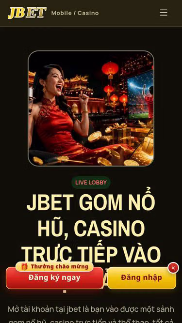 Screenshot of jbet.mobi