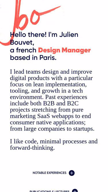 Screenshot of jbo.design