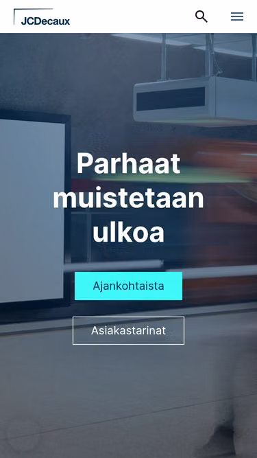 Screenshot of jcdecaux.fi