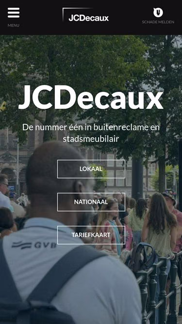 Screenshot of jcdecaux.nl