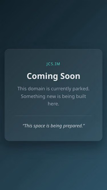 Screenshot of jcs.im