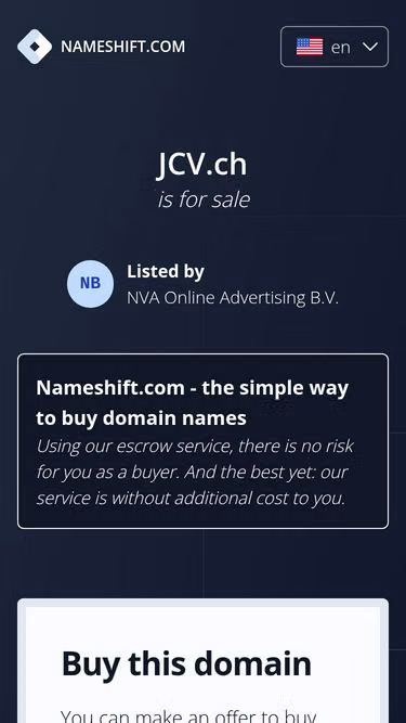 Screenshot of jcv.ch