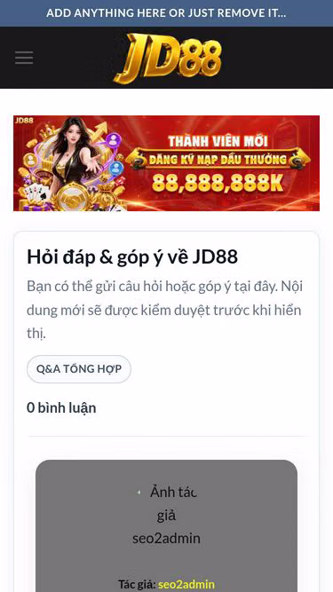 Screenshot of jd88.network