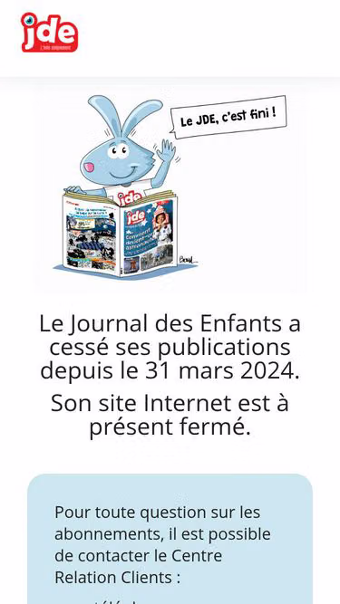 Screenshot of jde.fr